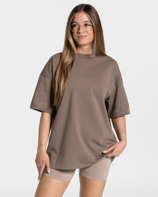 Candy Oversized T-Shirt "Mokka"