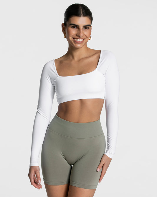 Femme Backless Longsleeve ‘White’