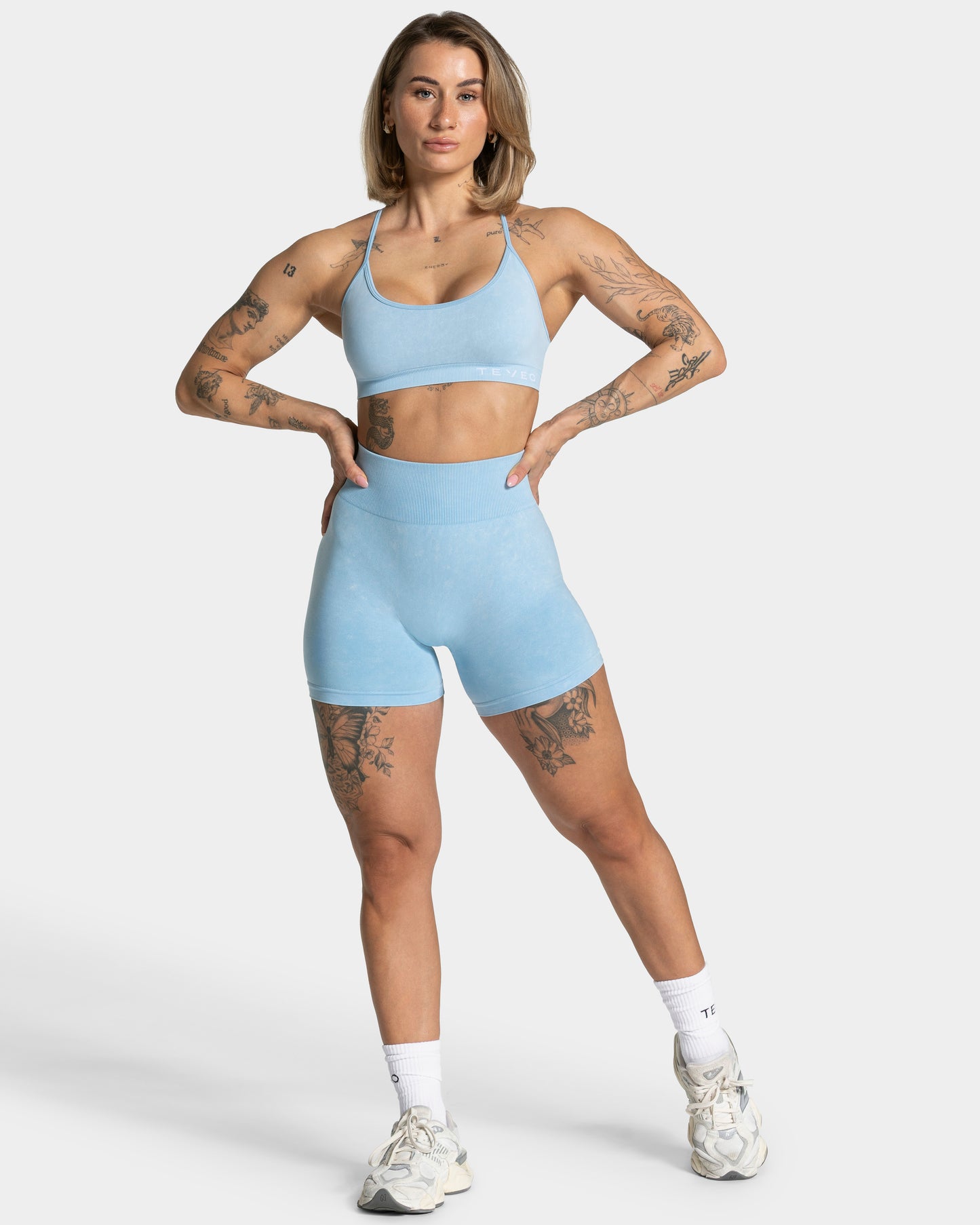 Acid Covert Scrunch Short "Babyblau"