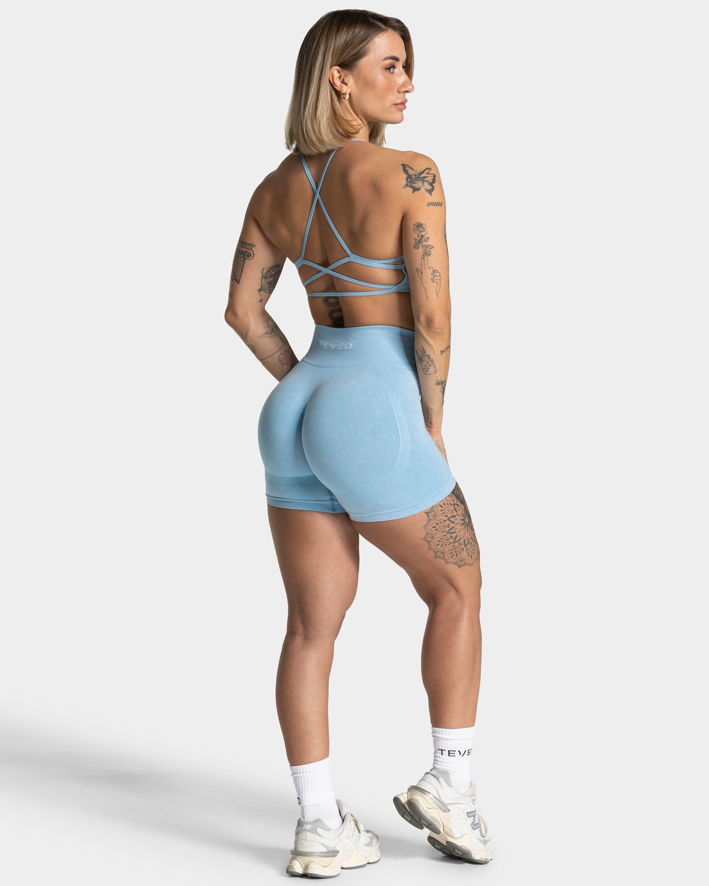 Acid Covert Scrunch Short "Babyblau"