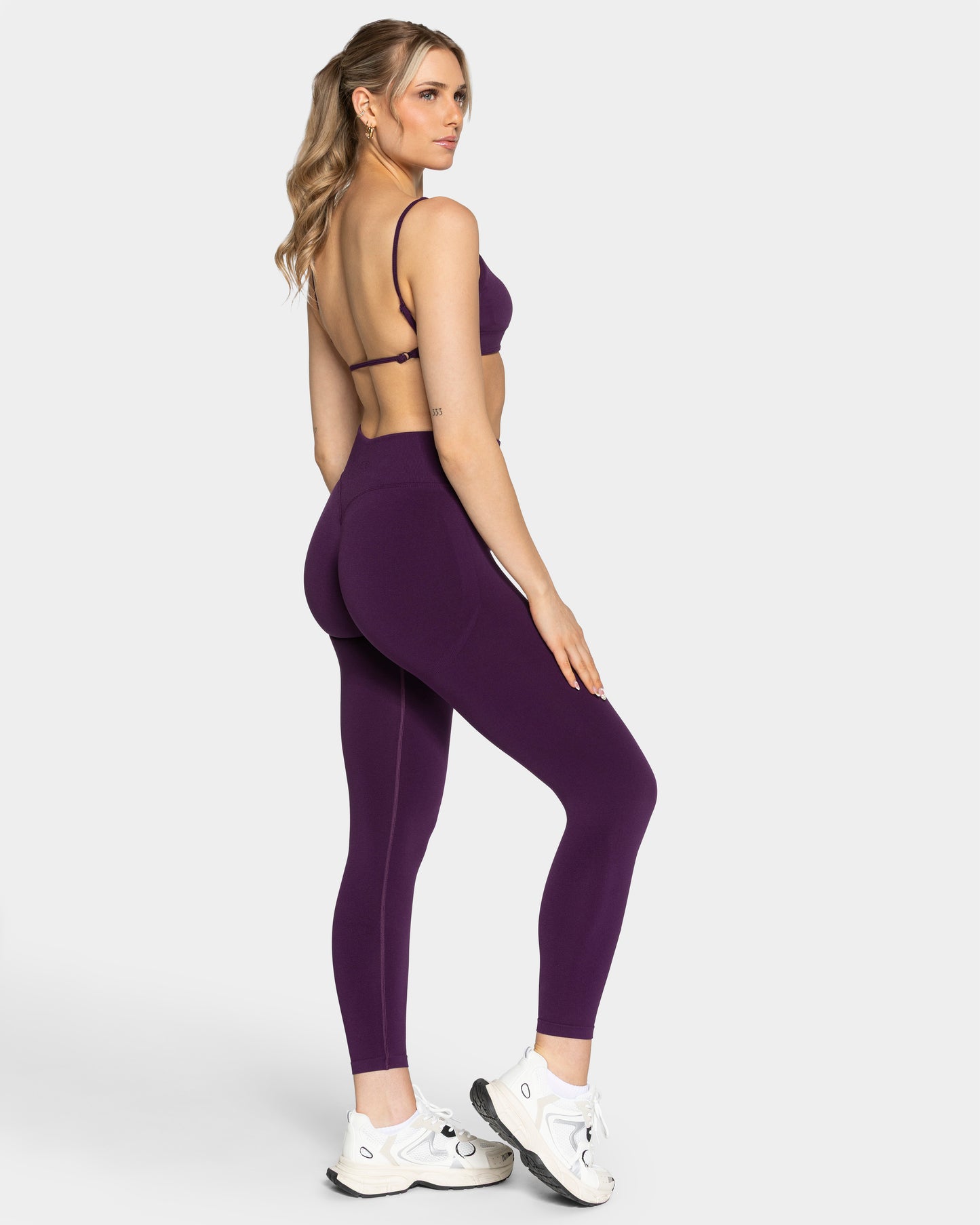 Femme Backless Bh "Aubergine"