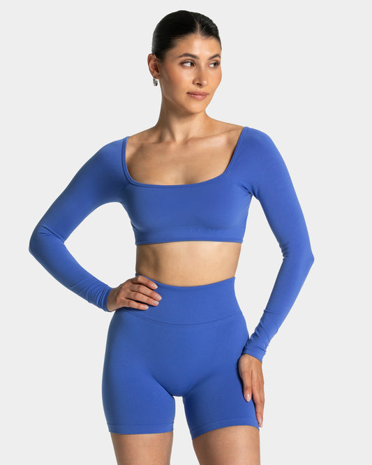 Femme Backless Long Sleeve ‘Royal Blue’