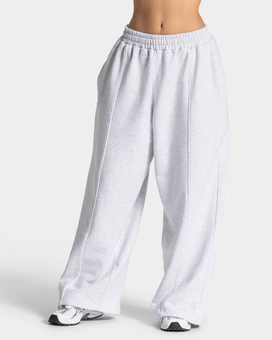 Ignite Wide Leg Jogger "White merl"