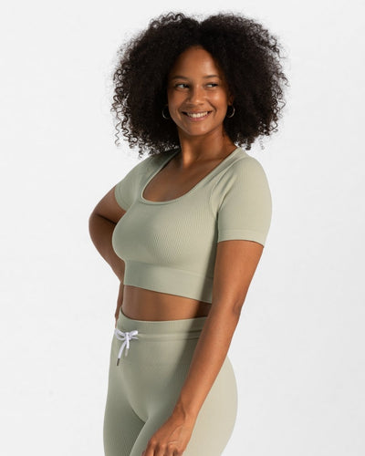 Ribbed Crop Top