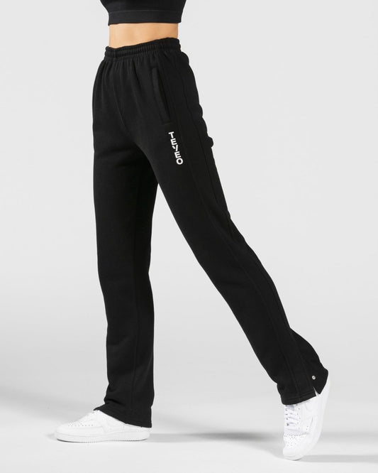 Sassy Slit Jogger "Schwarz" - TEVEO