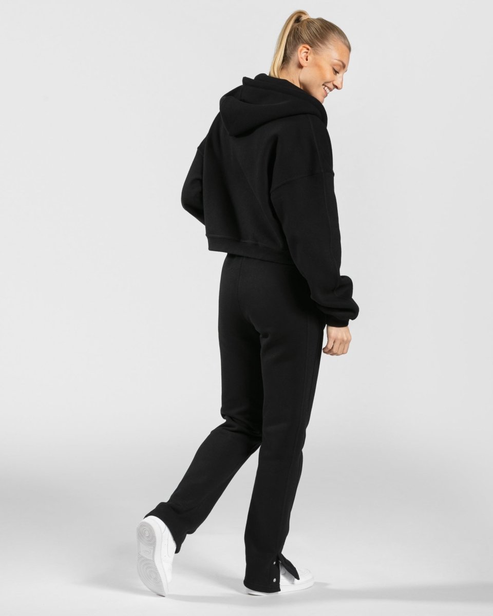 Sassy Slit Jogger "Schwarz" - TEVEO