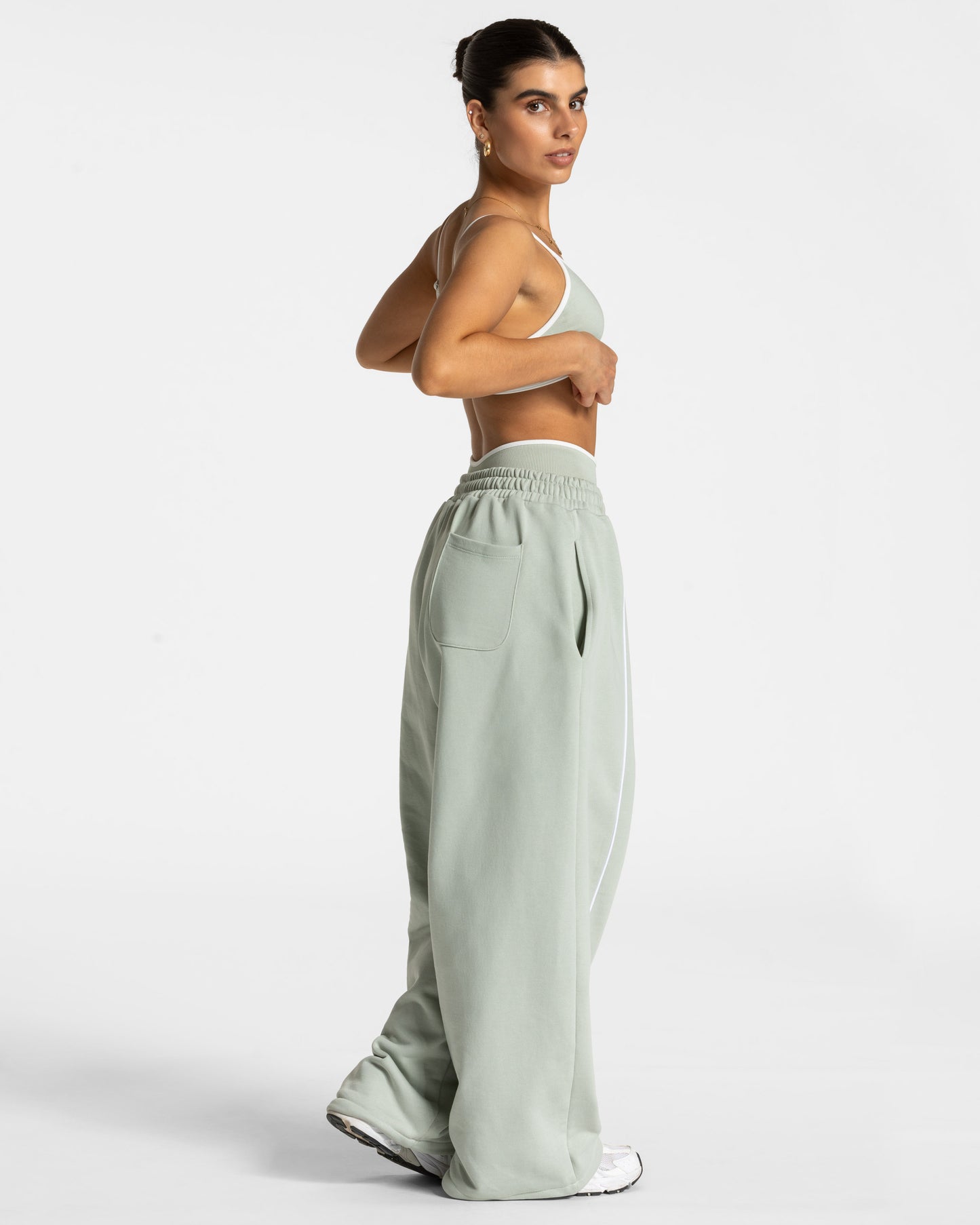 Joggers Ignite Wide Leg “Pistacchio”
