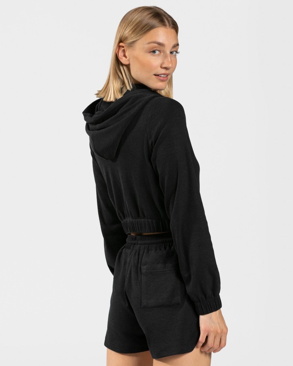 Lounge Zip Hoodie "Schwarz" - TEVEO