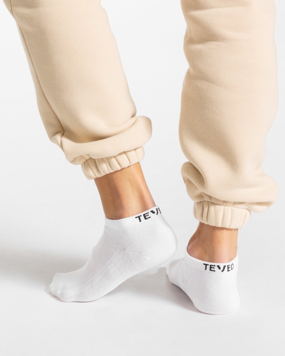 TEVEO Sneaker Socken (2er) "Weiß" - TEVEO